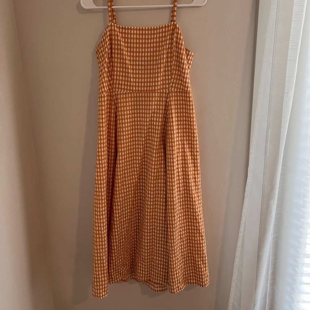 Gap - gingham tea length sundress